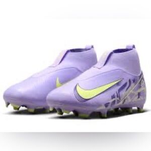 Nike Kids Shoes in Purple and Yellow